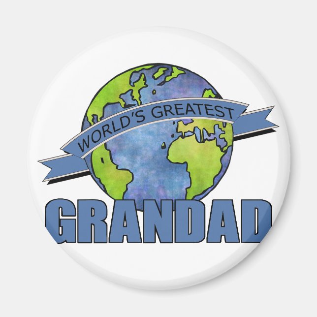 Världsmästare Grandad Magnet (Framsidan)