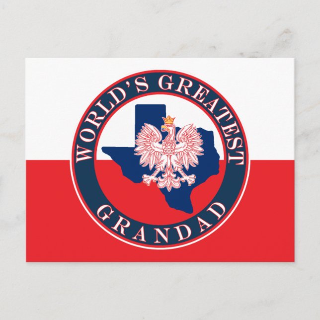Världsmästare Grandad Vykort (Framsida)