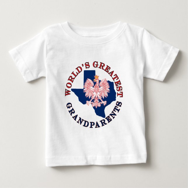 Världsmästare Grandföräldrar T Shirt (Framsida)
