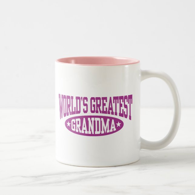 Världsmästare Grandma Två-Tonad Mugg (Höger)
