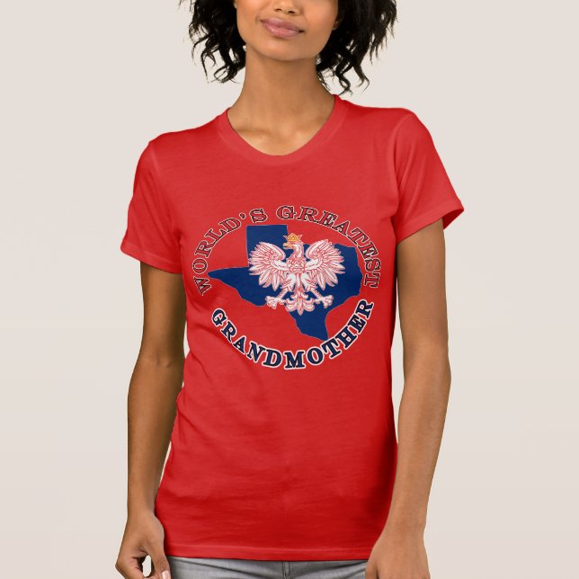Världsmästare Grandmor T Shirt (Framsida)