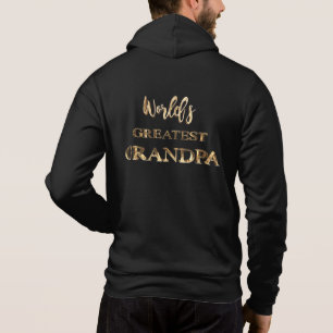 Världsmästare Grandpa Elegant Guld-vytext T Shirt