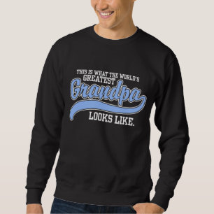 Världsmästare Grandpa Lång Ärmad Tröja