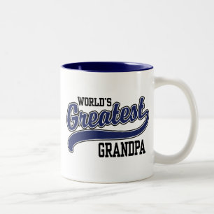 Världsmästare Grandpa Två-Tonad Mugg