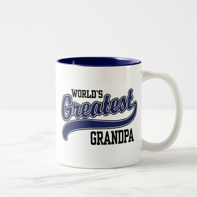 Världsmästare Grandpa Två-Tonad Mugg (Höger)