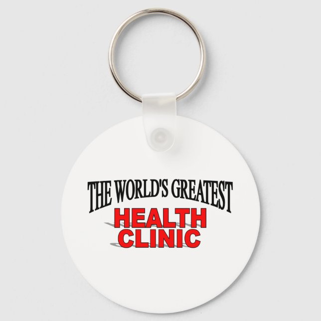 Världsmästare Health Clinic Nyckelring (Framsida)