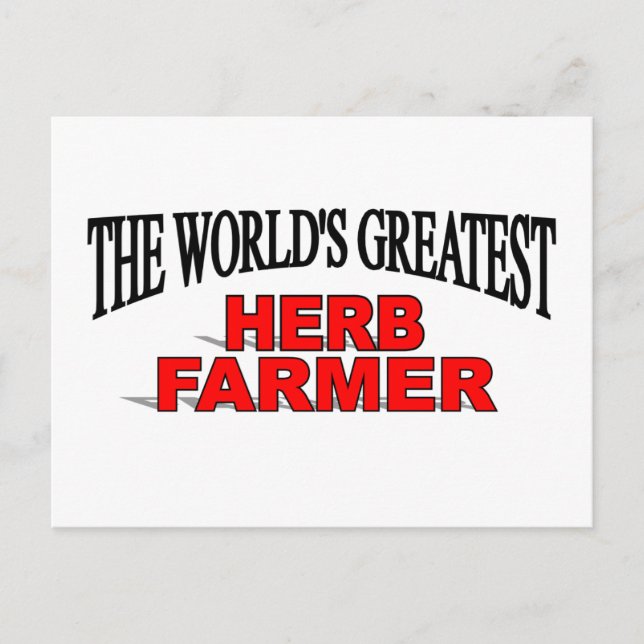 Världsmästare Herb Farmer Vykort (Framsida)