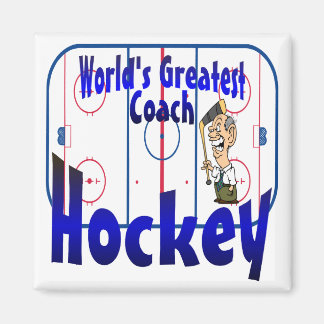Världsmästare Hockey Coach Magnet