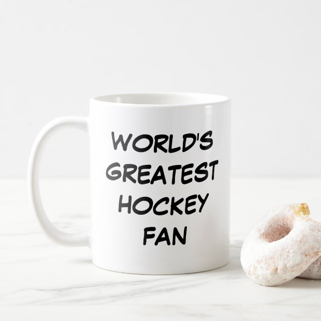 "Världsmästare Hockey Fläkt" Mugg (Med munk)