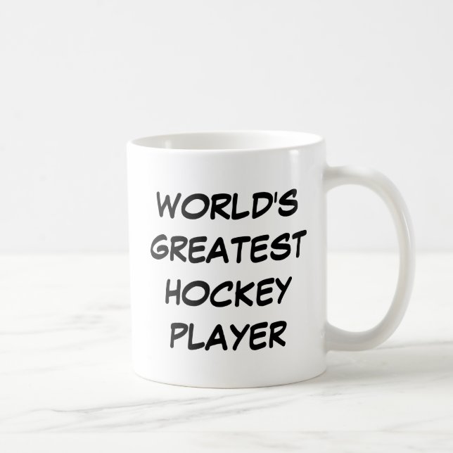"Världsmästare Hockey Player" Mugg (Höger)