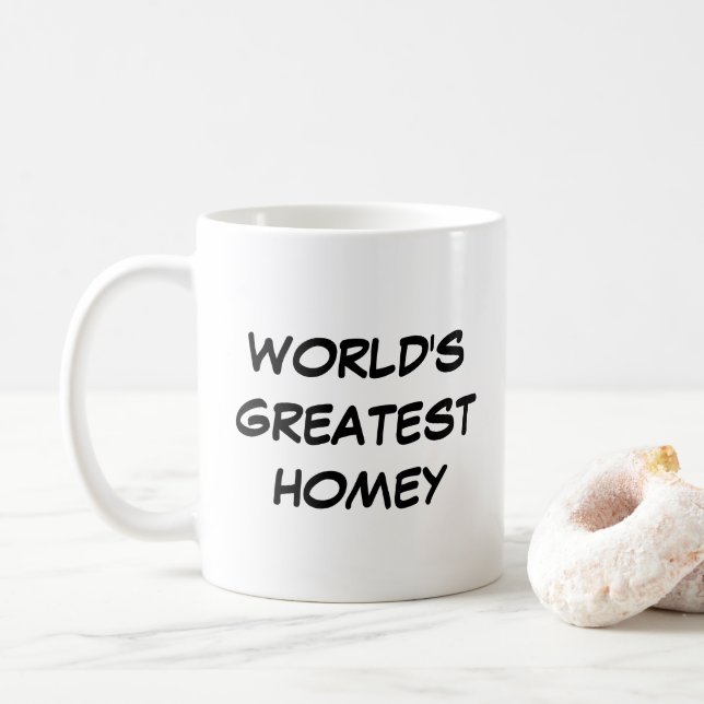 "Världsmästare Homey" Mugg (Med munk)