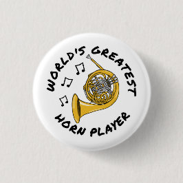 Världsmästare Horn Player, Fransk Horn Funny Knapp