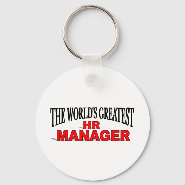 Världsmästare HR Manager Nyckelring (Framsida)