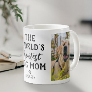 Världsmästare Hund Personlig Mamma Photo Kaffemugg