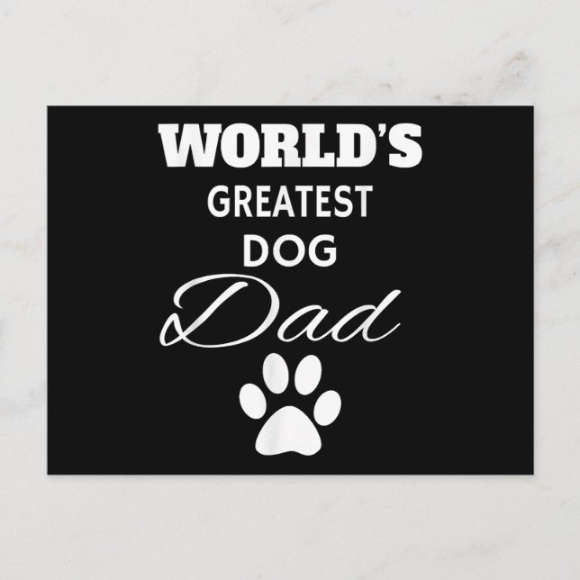 Världsmästare HUND T Shirt, Kärlek mitt Hund Vykort (Framsida)