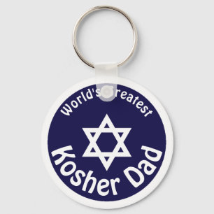 Världsmästare Kosher Pappa Nyckelring