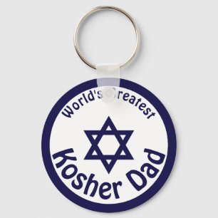 Världsmästare Kosher Pappa Nyckelring