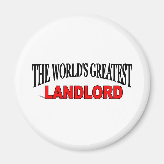 Världsmästare Landlord Magnet (Framsidan)