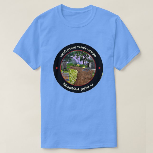 världsmästare längs attraktion t shirt (Design framsida)