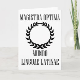 Världsmästare Latin Teacher (kvinna) Kort