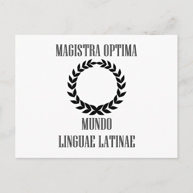 Världsmästare Latin Teacher (kvinna) Vykort (Framsida)