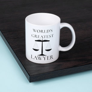 Världsmästare Lawyer Scales Kaffemugg