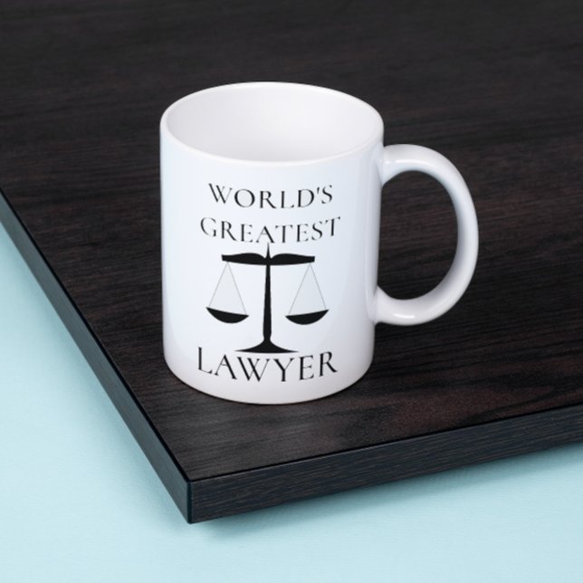 Världsmästare Lawyer Scales Kaffemugg (Skapare uppladdad)