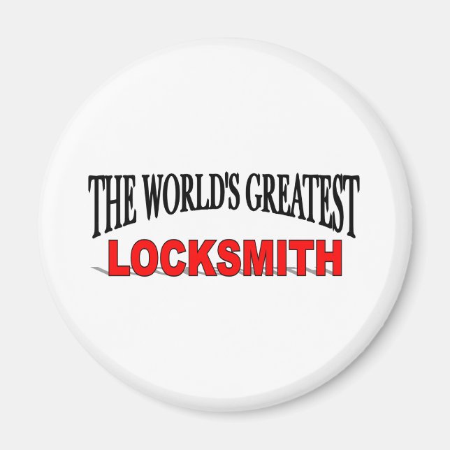 Världsmästare Locksmith Magnet (Framsidan)