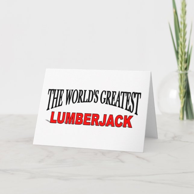 Världsmästare Lumberjack Kort (Framsida)