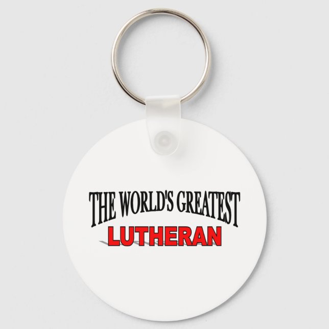 Världsmästare Lutheran Nyckelring (Framsida)