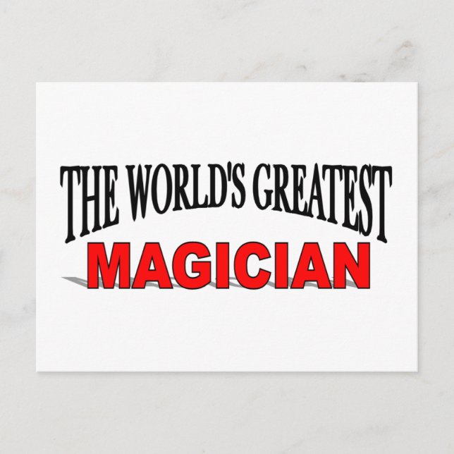 Världsmästare Magician Vykort (Framsida)
