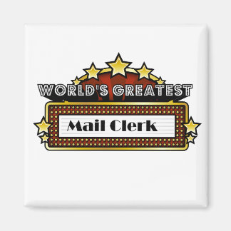 Världsmästare Mail Clerk Magnet