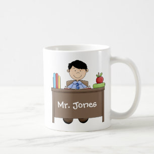 Världsmästare Male Teacher Kaffemugg