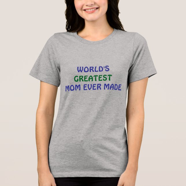 Världsmästare Mamma har någonsin gjort T-shirt (Framsida)