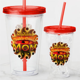 Världsmästare Mamma Sunset Öga 2106 Take Away Mugg