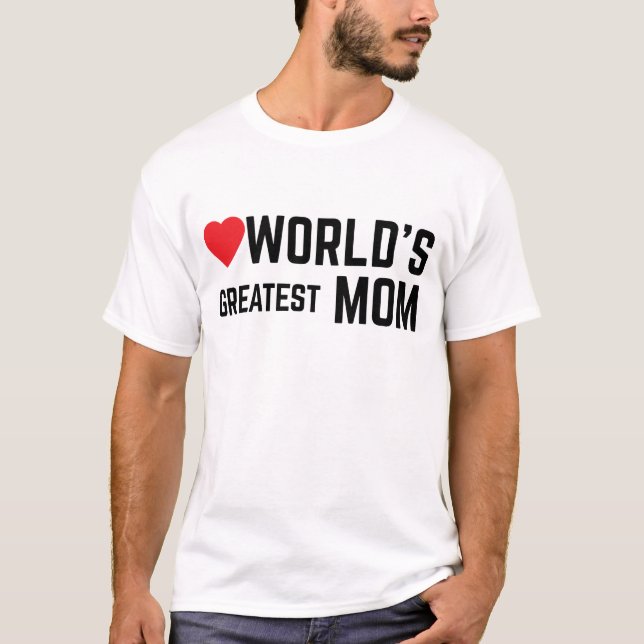 VÄRLDSMÄSTARE MAMMA T SHIRT (Framsida)