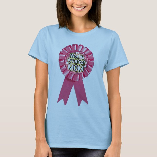 Världsmästare Mamma T-Shirt (Framsida)