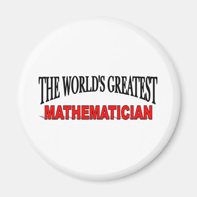 Världsmästare matematiker magnet (Framsidan)