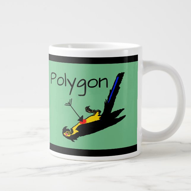 Världsmästare Math Lärare Jumbo Mugg (Höger)