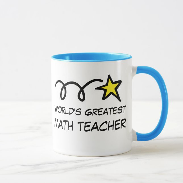 Världsmästare Math Teacher - Coffee Mugg-gåva Mugg (Höger)
