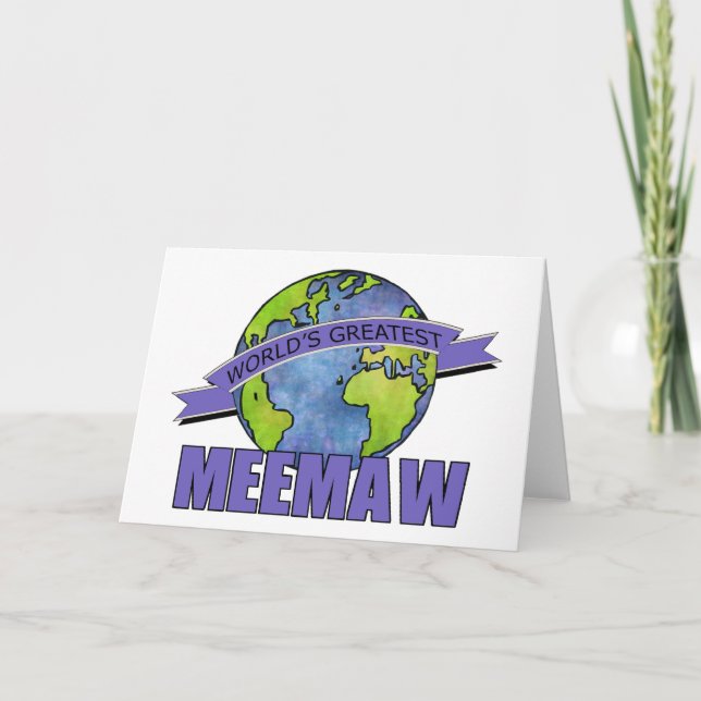 Världsmästare MeeMaw Kort (Framsida)