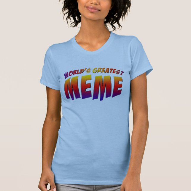 Världsmästare Meme T-Shirt (Framsida)