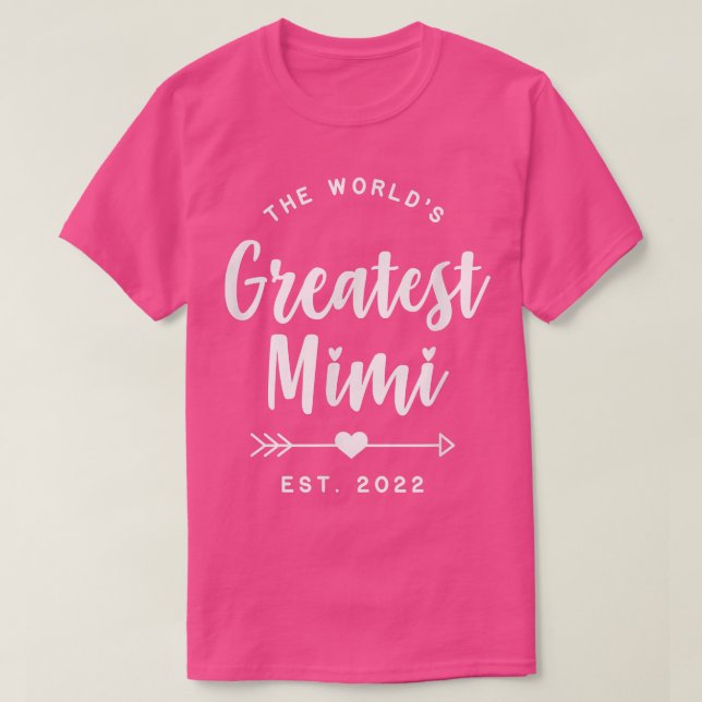 Världsmästare Mimi Est T Shirt (Design framsida)