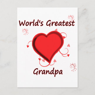 Världsmästare morpa vykort