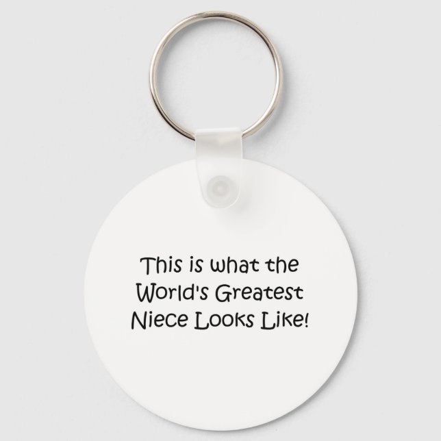 Världsmästare Niece Nyckelring (Framsida)