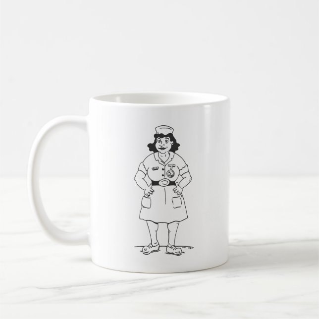 Världsmästare Nurse Kaffemugg (Vänster)