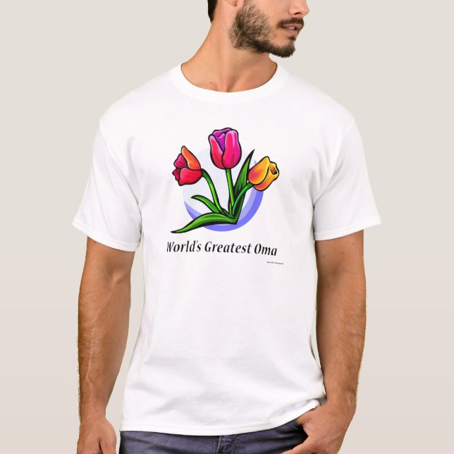 Världsmästare Oma T-shirt (Framsida)