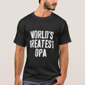 Världsmästare Opa Fars dag T Shirt