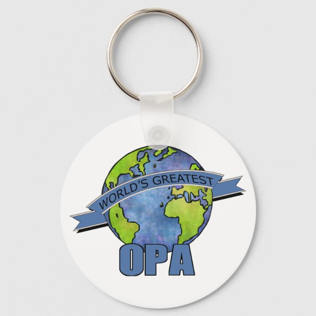 Världsmästare Opa Nyckelring (Framsida)