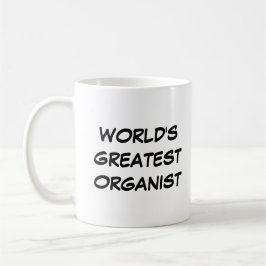 "Världsmästare Organist" Mugg